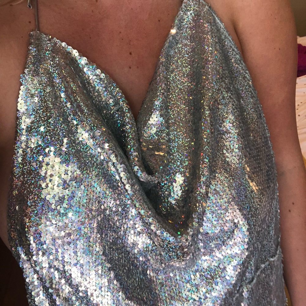 Fashion Nova Sequin Jumpsuit